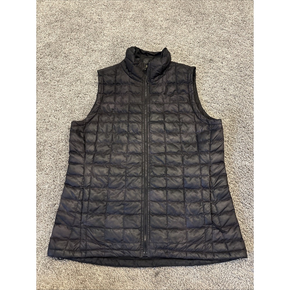 The North Face Vest Womens Medium Camo ThermoBall Insulated Quilted Full Zip